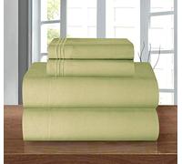 Elegant Comfort Luxury Soft - Juego de Ropa de Cama Suave y Acogedor de 4 Piezas Estilo Egipcio, hotelera, Resistente a Arrugas, sábana Bajera elástica en Todo el Contorno, Bolsillo