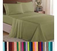 Elegant Comfort Luxury Soft - Juego de Ropa de Cama Suave y Acogedor de 4 Piezas Estilo Egipcio, hotelera, Resistente a Arrugas, sábana Bajera elástica en Todo el Contorno, Bolsillo