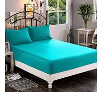 Elegant Comfort Sábana Bajera de 1 Pieza de Calidad hotelera, Microfibra Suave de 1500 Hilos de Calidad egipcia, Bolsillo Profundo de hasta 16 Pulgadas, Resistente a Las Arrugas y a la decoloración,