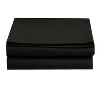 Elegant Comfort Sábana encimera Suave de Microfibra hotelera, 1500 Hilos, Antiarrugas, Resistente a Las Manchas, tamaño King, Color Negro