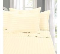 Elegant Comfort Softest and Coziest - Juego de sábanas de 4 Piezas, 1500 Hilos, Calidad egipcia, Resistente a Las Arrugas, Juego de sábanas de 6 Piezas, tamaño Individual, Color Marfil