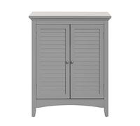 Elegant Home Fashions Armario de Piso Doble de 81,2 cm H Glancy con Dos Puertas de obturación ELG-641, Gris, Talla única