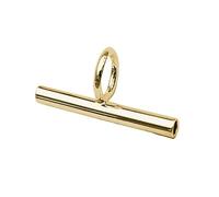Elegante adaptador de broche de metal para crear collares colgantes de cualquier diseño para mujeres, 15mm, como se describe