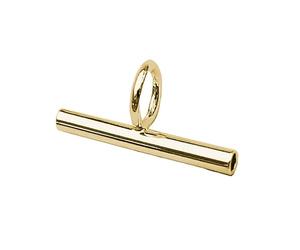Elegante adaptador de broche de metal para crear collares colgantes de cualquier diseño para mujeres, 15mm, como se describe