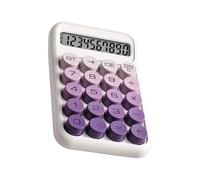 Elegante calculadora de oficina, herramienta de matemáticas científicas para exámenes de estudiantes universitarios, botones flexibles, materiales ergonómicos, ligeros, degradados, botones flexibles