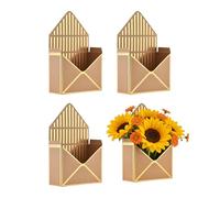 Elegante de flores, juego de recipientes para ramos grandes, soporte con cierre seguro, embalaje de cartón decorativo, regalo floral con estilo de lujo, presentación de eventos para uso en bodas