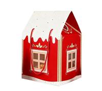 Elegante embalaje de casa de campo multifuncional, accesorios de manualidades hechos a mano para Navidad