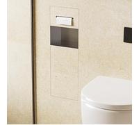 Elegante estante plateado para inodoro y armario de metal, solución de almacenamiento de baño que ahorra espacio y diseño elegante para espacios pequeños, perfecto para duchas modernas y artículos