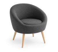 Elegante Juego de sillas y mesas auxiliares (2 Piezas), Antracita | 100% Revestimiento de melamina, 18 mm de Grosor, Tela Supersuave y diseño para Salas de Estar Modernas