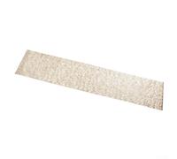 Elegante mesa de PVC para corredor, antideslizante, diseño rectangular para espacios de comedor contemporáneos, disponible en tonos dorado, plateado y oro rosa, 30 x 150 cm, dos piezas (dorado)