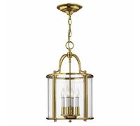 Elegante Pendelleuchte de Latón Cristal Ø30,5cm Lámpara Colgante Mesa Comedor