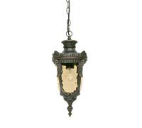 Elegante Pendelleuchte Soplado Cristal Metal IP44 Opulento Amy Lámpara Exterior