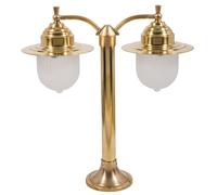 Elegante Wegeleuchte Exterior Latón H: 50cm Marítimo Jardín Iluminación Camino
