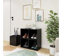 Elegante zapatero para pasillo gris 105 x 35,5 x 70 cm de material de madera, resistente zapatero para guardar tus zapatos y como mueble decorativo.