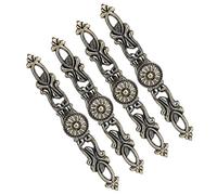 Elegantes Manijas Redondas de Aleación de Zinc para Gabinete, Juego de 4 Tiradores Duraderos para Muebles, Decoración del Hogar, 5,9"