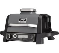 Elektrogrill ahumador Ninja Woodfire OG701EU, con 7 programas de cocción, función de parrilla, freidora de aire y tecnología Woodfire