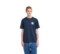 Camiseta Element Seal manga corta azul marino blanco - L