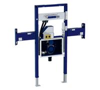 Elemento Geberit Duofix para lavabo Geberit ONE y grifo de pared Geberit ONE, altura parcial, con sifón giratorio oculto, con clou oculto, 111.093.00.1, Versión: ancho 110 cm