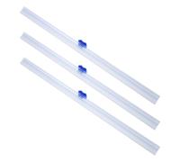 ELEOUTI Dispensador Cortador de Film Transparente 3 Piezas Tiras Deslizantes Bidireccionales Plástico para Uso Doméstico y Hoteles Fácil Reemplazo de Cuchilla