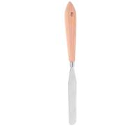 ELEOUTI Espátula y Hoja de Acero Inoxidable para Pintar Flexible y Cómoda Mango de Madera para Pintar en Lienzos Profesionales y Amateurs