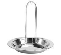 ELEOUTI Parrilla para Pollo de Acero al Carbono Plata para Camping | Uso Exterior, Apta para Ave Pequeña, Montaje y Desmontaje Sencillos, Formato Portátil