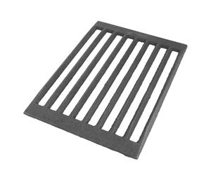 ELEOUTI Rejilla al de Chimenea Fundido Hierro Rectangular Resistente Calor Alta, Plegable y Portátil para Eventos Bbq y Reuniones al Aire Libre