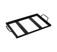 ELEOUTI Soporte Minerales Hierro para Negros Bloques de Esmaltado | Estable y Resistente al Fuego, sin Olor, Diseño Simple para Camping y Picnic