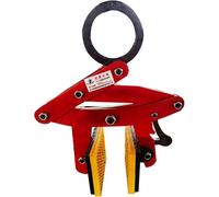 Elevador de losas con mordaza ajustable verticalmente, pinzas de elevación rojas de 2 a 12 cm, for transporte de piedras colgantes, extractor de tijera simple de acero.(Opening 4-8 cm/1.6-3.1 in)