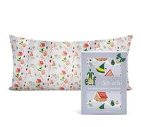 Elf x Kitsch - Funda de Almohada de Satén Más Suave Que la Seda para Cabello y Piel | Refrescante con Cremallera | para Fundas