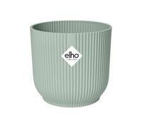 Elho Vibes Fold Round Mini 11 - Macetero por Interior - 100% Plástico Reciclado - Ø 11.1 x H 10.5 cm - Verde/Sorbet Green