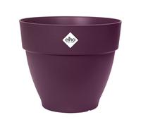 Elho Vibia Campana Round 47 - Macetero por Exterior - 100% Plástico Reciclado - Ø 47.0 x H 40.4 cm - Violeta/Morado Arce