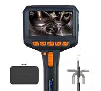 Elitech Endoscopio Articulado 180° Bidireccional, Pantalla IPS 4.3", Sonda 6.2mm IP67 HD 720P, 1m, Cámara de Inspección para Mecánico Automotriz y Tuberías ELS-240