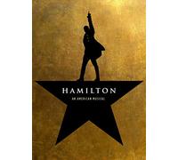 ELITEPRINT Póster con texto en inglés "Best UK Musical Theatre" de HAMILTON sobre material impreso de 250 g/m²