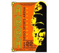 ELITEPRINT Póster de música de Concierto Abba Classic A3 Vintage con Banda de Rock Blues alternativos en Material de impresión de 250 g/m²