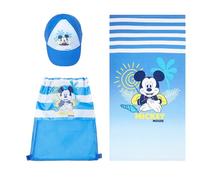 Ellepi Minnie y Mickey - Juego de toalla y gorro y mochila Disney (Mickey Mouse)