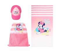 Ellepi Minnie y Mickey - Juego de toalla y gorro y mochila Disney (Minnie)