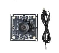 Elnwnnkc 1 Juego de módulo de cámara USB Desnudo, with 2 Meters of wir | Placa desnuda de cámara USB de 100 grados con cable adaptador Conjunto de lente de punto fijo para proyectos
