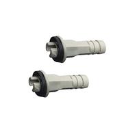 Elnwnnkc 2 conectores de salida de drenaje de aire acondicionado, conector de manguera de drenaje de unidad externa, ajuste de codo, fácil instalación