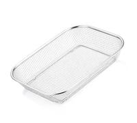 Elnwnnkc Cesta para utensilios de malla fina de acero inoxidable 304, XL | Reemplazo de cesta para cubiertos de lavavajillas, rejilla de secado de colador de malla de acero inoxidable,