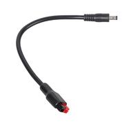 Elnwnnkc Conectores Cable de alimentación Macho DC5521 5525 25 cm 15 AWG para baterías de Respaldo y Panel Solar portátil