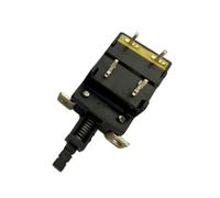 Elnwnnkc De Empuje Compacto del botón de Encendido AC250V 5A de | Carcasa negra, uso en circuito fijo