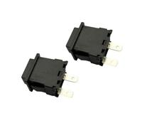 Elnwnnkc Par de controles basculantes de 2 pines para montaje en panel | 16 A CA 250 V en circuito apagado para trabajos de servicio de equipos, acceso a la consola y tareas de reacondicionamiento