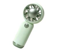 Elnwnnkc Ventilador de mano, soplador de aire inalámbrico recargable de 3 velocidades, potente limpiador de polvo, pequeño para exteriores, recargable por USB