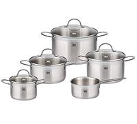 ELO 42505 Top Collection - Juego de ollas (5 Piezas, Acero Inoxidable, Plata, 52 x 27 x 25 cm