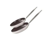 Elo 9803550 - Juego de 2 estufas de aluminio, estufa de inducción, sartén antiadherente, sartén sin pfas, aluminio, cerámica, acero inoxidable, 24 y 28 cm