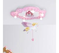 Elobra Lámpara de techo unicornio Castillo para los niños