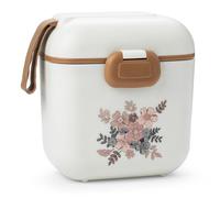 Elodie Details Fiambrera Infantil, Bento Box Sin BPA con Compartimentos y Tenedor | Apta para Microondas y Lavavajillas | Caja de Almuerzo para Escuela y Guardería, Diseño Mate | 800ml | Blue Garden