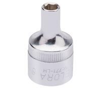 Elora 1/2"D 6Mm Enchufe Hexagonal Cromado Longitud Estándar 15295