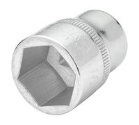 Elora Enchufe Hexagonal 3/8" Dr Cuadrado 16mm Longitud Estándar Niquelado 15233