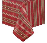Elrene Home Fashions - Mantel de Tela a Cuadros Brillantes, 60 x 144 Pulgadas, Rojo, 60 x 144 Pulgadas (Mantel)